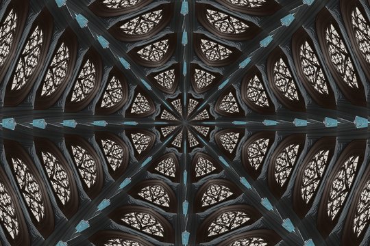 stained glass window in paris