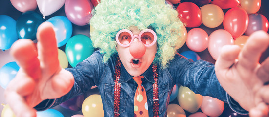 Crazy Young Party Man - Photo Booth Photo.