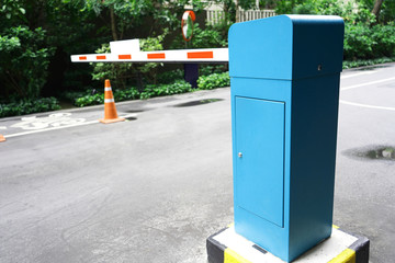 Automatic Barrier Gate, Security system for building and car entrance vehicle barrier