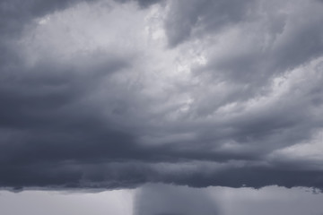 dark stormy rain cloud