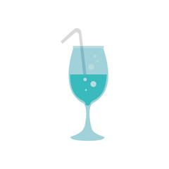 Cocktail design, Alcohol drink bar beverage liquid menu surprise restaurant and celebration theme Vector illustration