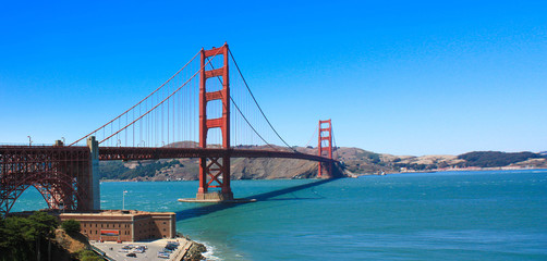 Golden gate bridge in San Francisco