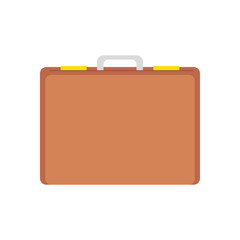 Bag icon design, Baggage luggage tourism travel vacation trip journey accessory and holiday theme Vector illustration