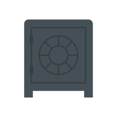 Strongbox of money financial item banking commerce market payment buy currency accounting and invest theme Vector illustration