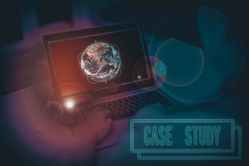 Word writing text Case Study. Business photo showcasing analysis and a specific research design for...