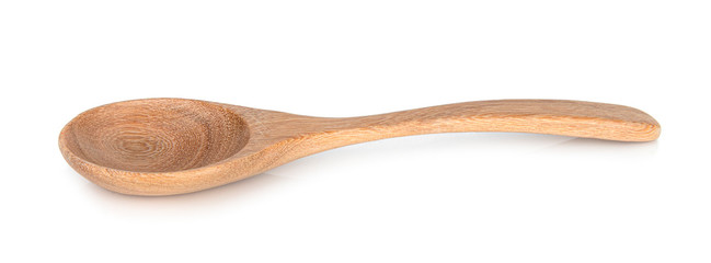 Wooden Spoon isolated on white background