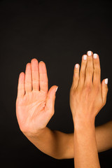 Emotional hand gestures