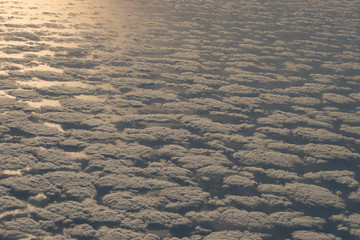 background of vlouds above the ocean