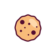 Isolated cookie icon vector design