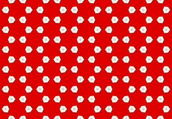 Seamless geometric pattern design illustration. Background texture. Used gradient in red, white, grey colors.