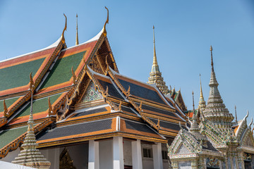 Fototapeta premium The Grand Palace is a complex of buildings at the heart of Bangkok, Thailand