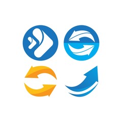 Arrow ilustration logo