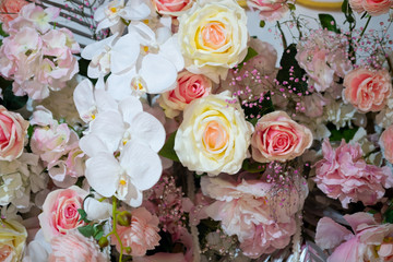 Rose flower decorate as bouquet