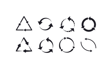 Isolated arrows icon set vector design