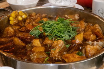 Chinese cuisine, stuffed pot fish