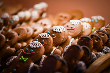 delicious artisanal ginger bread close up