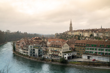 Fototapeta na wymiar View of Old Town Switzerland