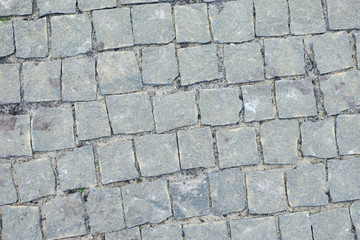 Background of stone square tiles.