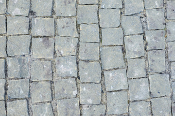 Background of stone square tiles.