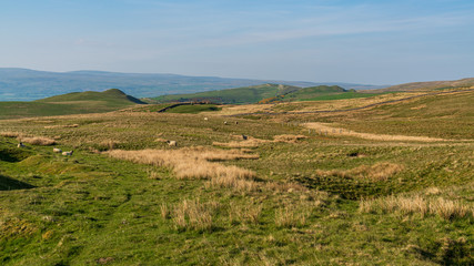 Fototapeta premium Landscape near the B6270 road between Birkdale and Nateby, Cumbria, England, UK