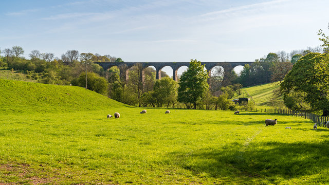 The Smardale Viaduct near Crosby Garrett, Cumbria, England, UK