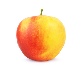 Fresh red apple isolated on white. With clipping path