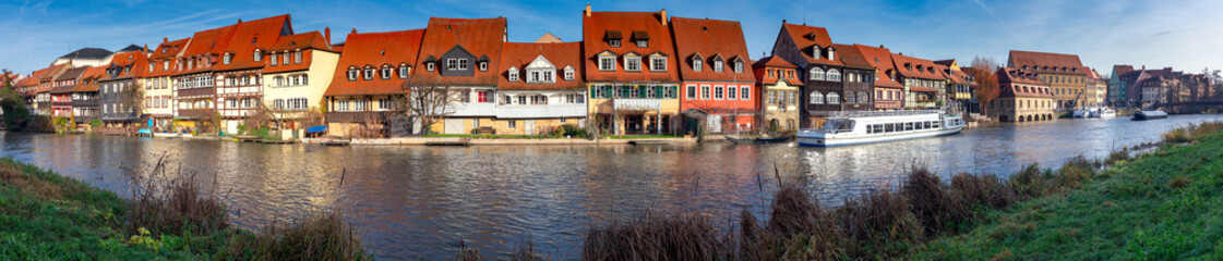 Obraz premium Bamberg. Panorama. Little Venice district.