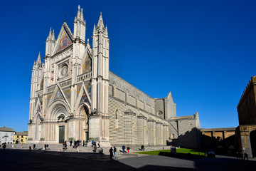 Fototapeta na wymiar Cattedrale di Orvieto Italia