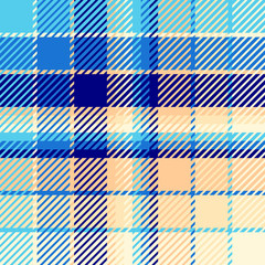 Plaid or tartan vector is background or texture in many color