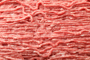 Tasty minced meat texture background, close up