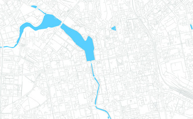Yekaterinburg, Russia bright vector map
