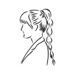 silhouette of a girl