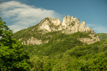 Fototapeta na wymiar Senecca Rocks in West Virginia
