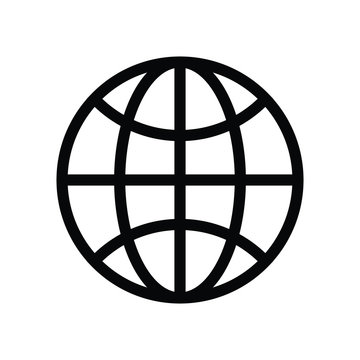 Globe symbol vector