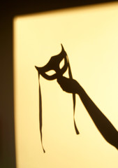 carnival mask Venice shadow