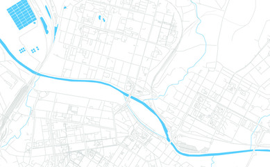 Tula, Russia bright vector map