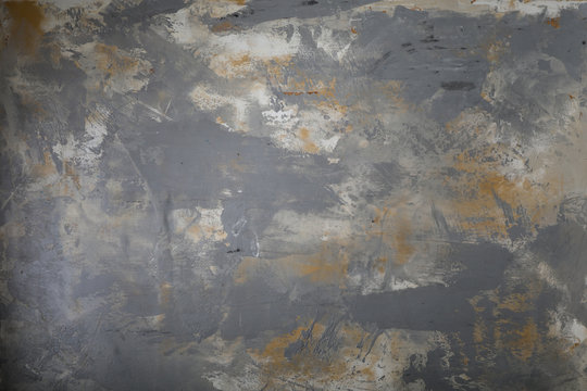 Rust old gray concrete texture or background. With place for text and image