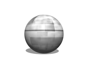 colorful ball isolated on white background