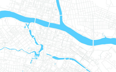 Tver, Russia bright vector map