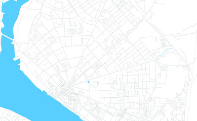 Fototapeta premium Kostroma, Russia bright vector map