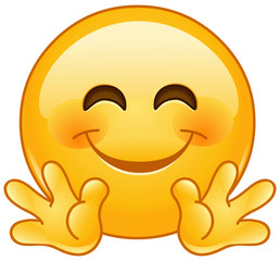 Hugging face emoticon