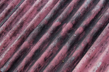 background Old rusty zinc plate roof