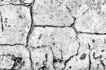 Texture of a concrete wall with cracks and scratches which can be used as a background