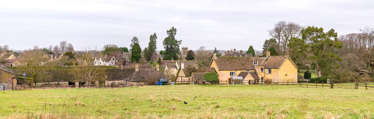 Fototapeta na wymiar Sopworth a small village in Wiltshire, Cotswolds, England, United Kingdom