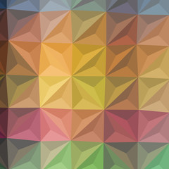 Fototapeta premium Abstract Low Polygon gradient Generative Art background illustration