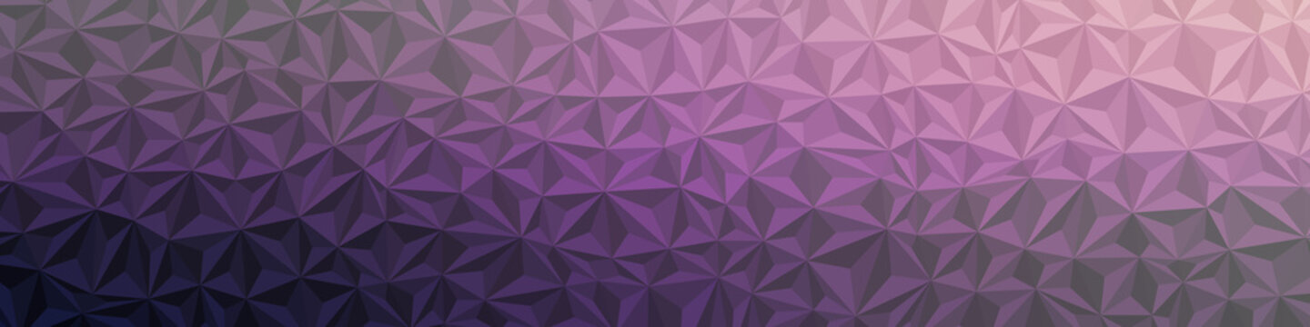 Abstract Low Polygon gradient Generative Art background illustration
