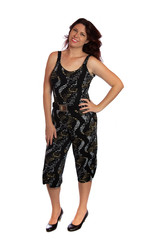 Fototapeta premium Young woman over isolated white background