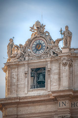 Rome Vatican City Cathedral Clock
