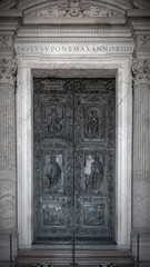 Rome Vatican City Cathedral Door