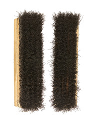 Clothes or shoes brush isolated on a white background. Close up.